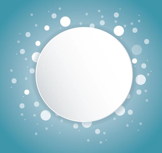 Abstract blue color Circle background vector