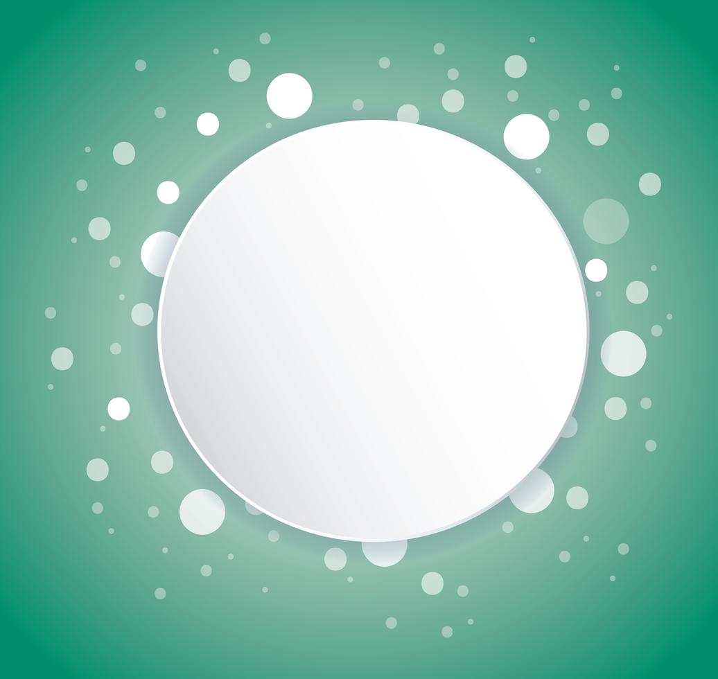 Abstract green color Circle background vector illustration EPS10 531555