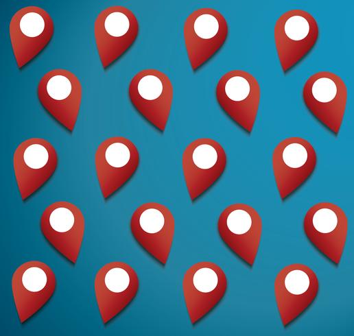 pin location icon background  vector