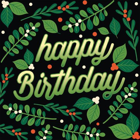 Happy Birthday Vector Design