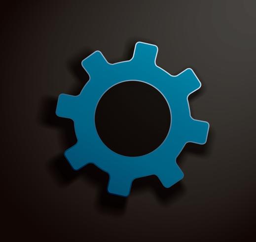 Gear icon illustration vector