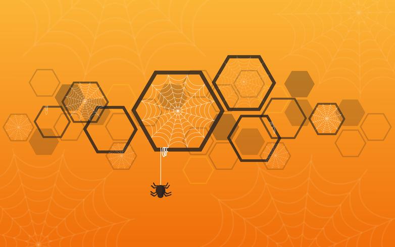 spider web Halloween background , spider web background vector illustration EPS10