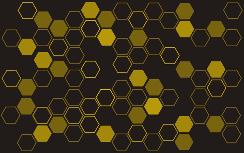 Fondo de la colmena de abejas vector