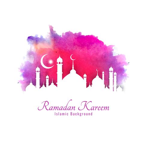 Abstract ramadan Kareem Islamic festival background vector