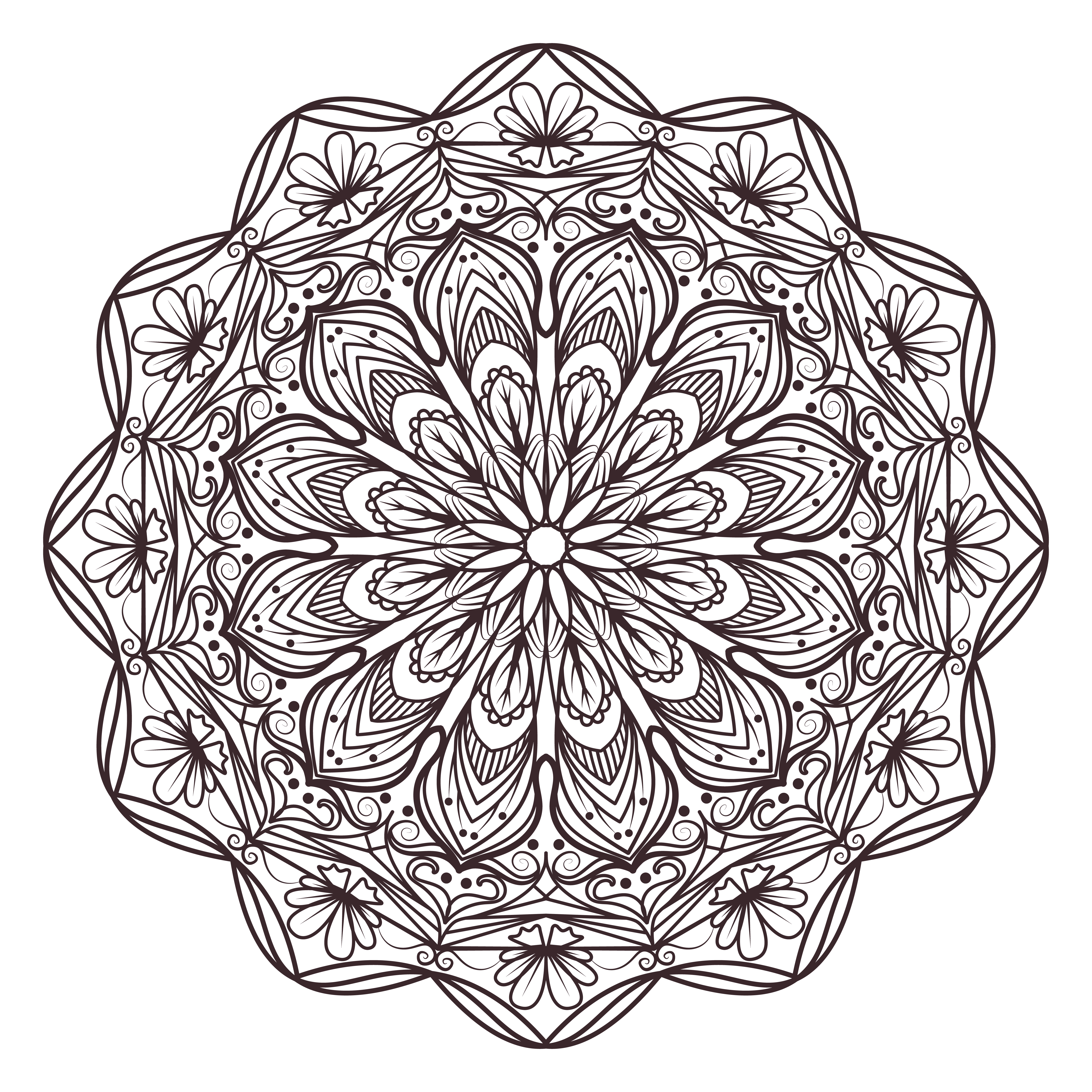 Mandala Art Svg - 2089+ SVG File for Cricut - Free SVG Cut Files To