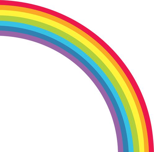 lindo arco iris de fondo y espacio vector