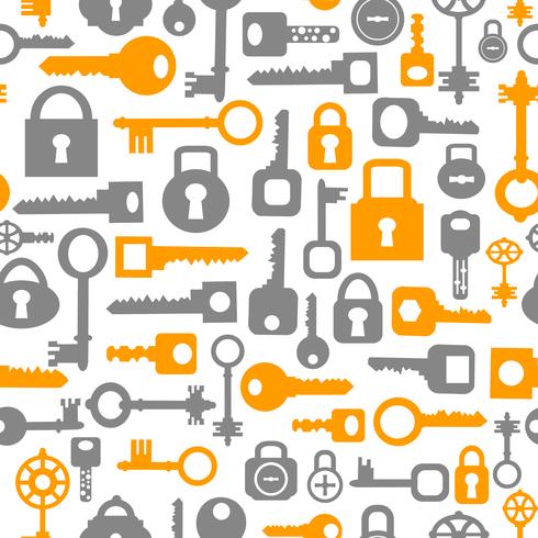 Different Keys Pattern vector