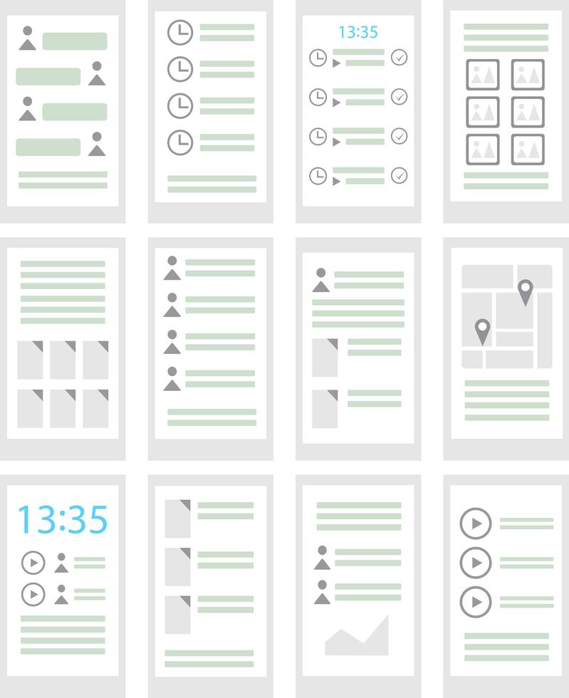 Template interface 532647 Vector Art at Vecteezy Template interface 532647 Vector Art at Vecteezy