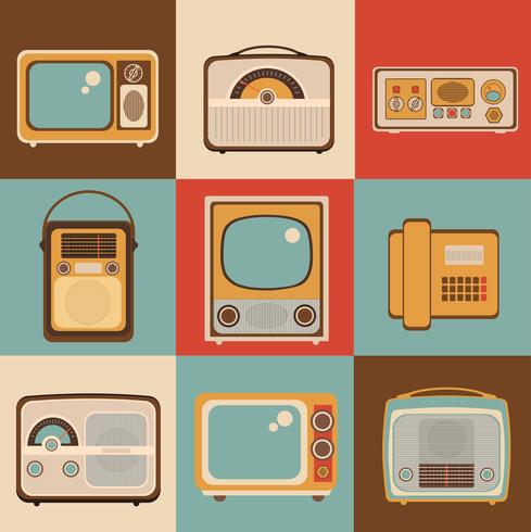 Technology set vector