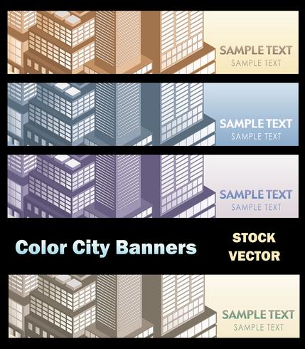 Tema de la ciudad vector