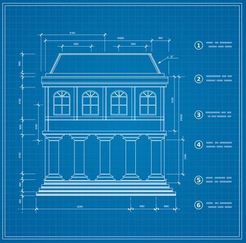 Blueprint vector