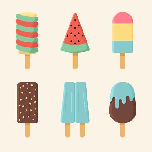 Vector de helado de verano