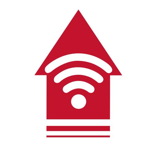 Icono de wifi, wifi y símbolo de flecha, vector de zona wifi