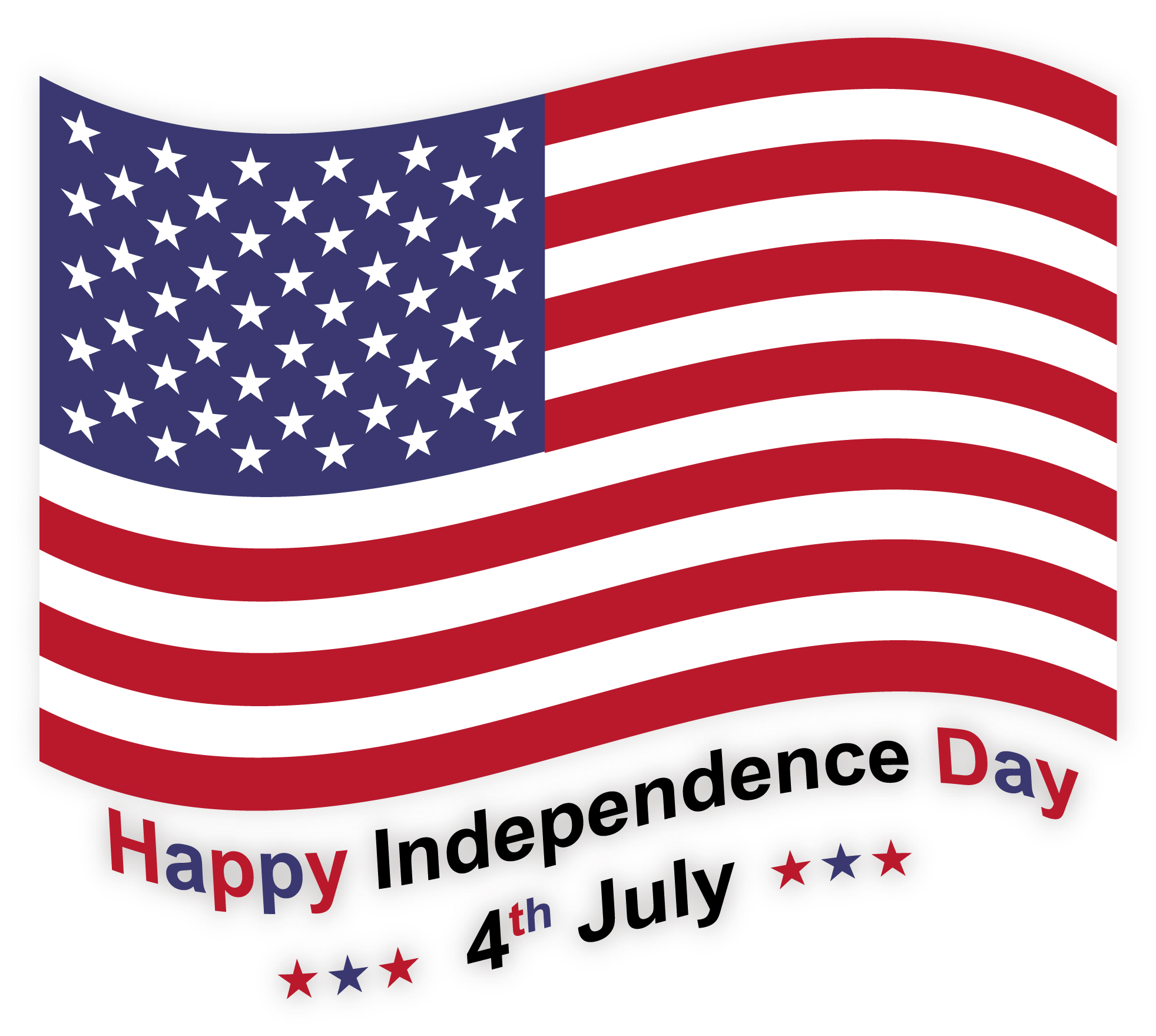 Download 4th of july illustration with american flag - Download ...