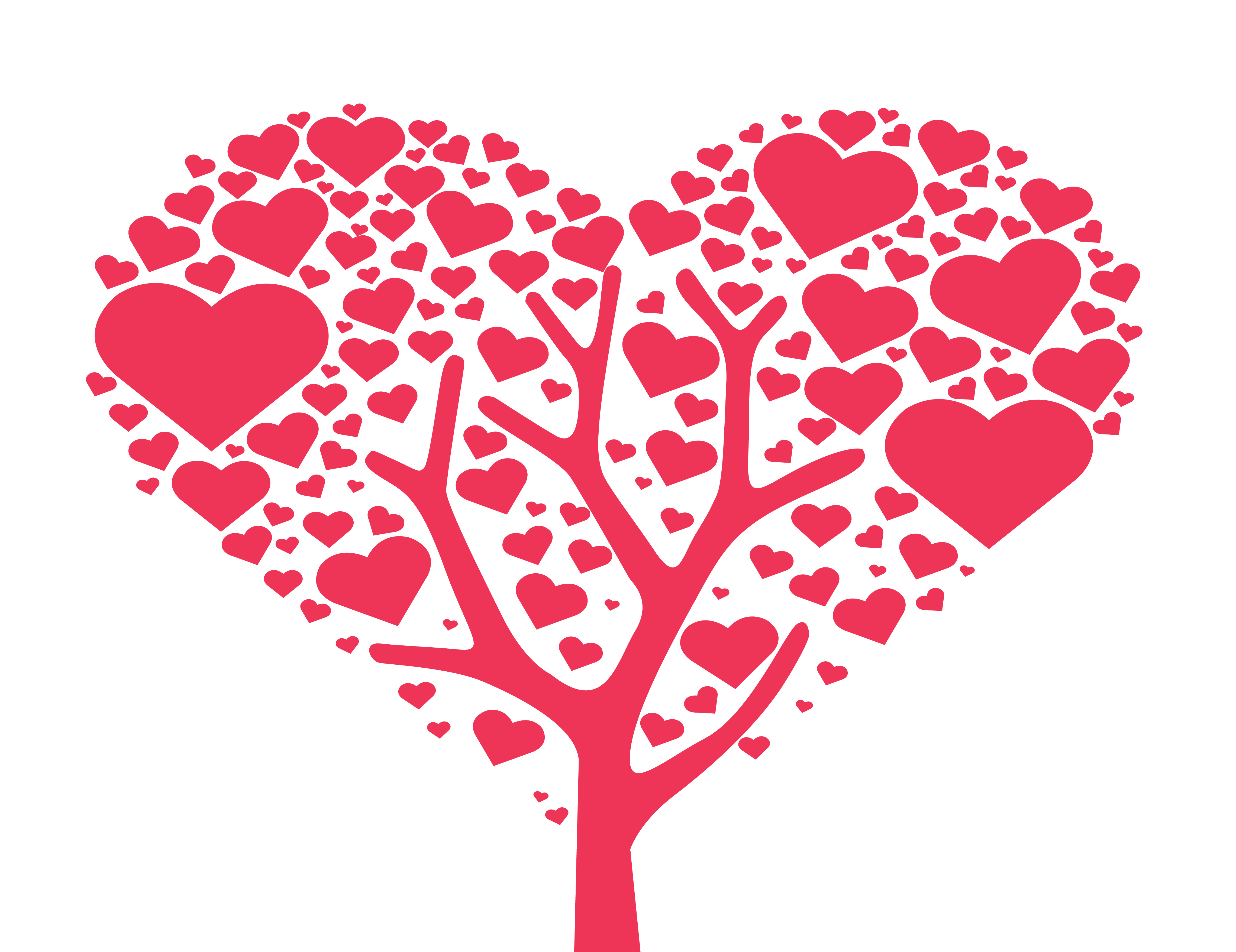 Tree Of Heart Love Tree Symbol Vector 533108 Vector Art At Vecteezy 