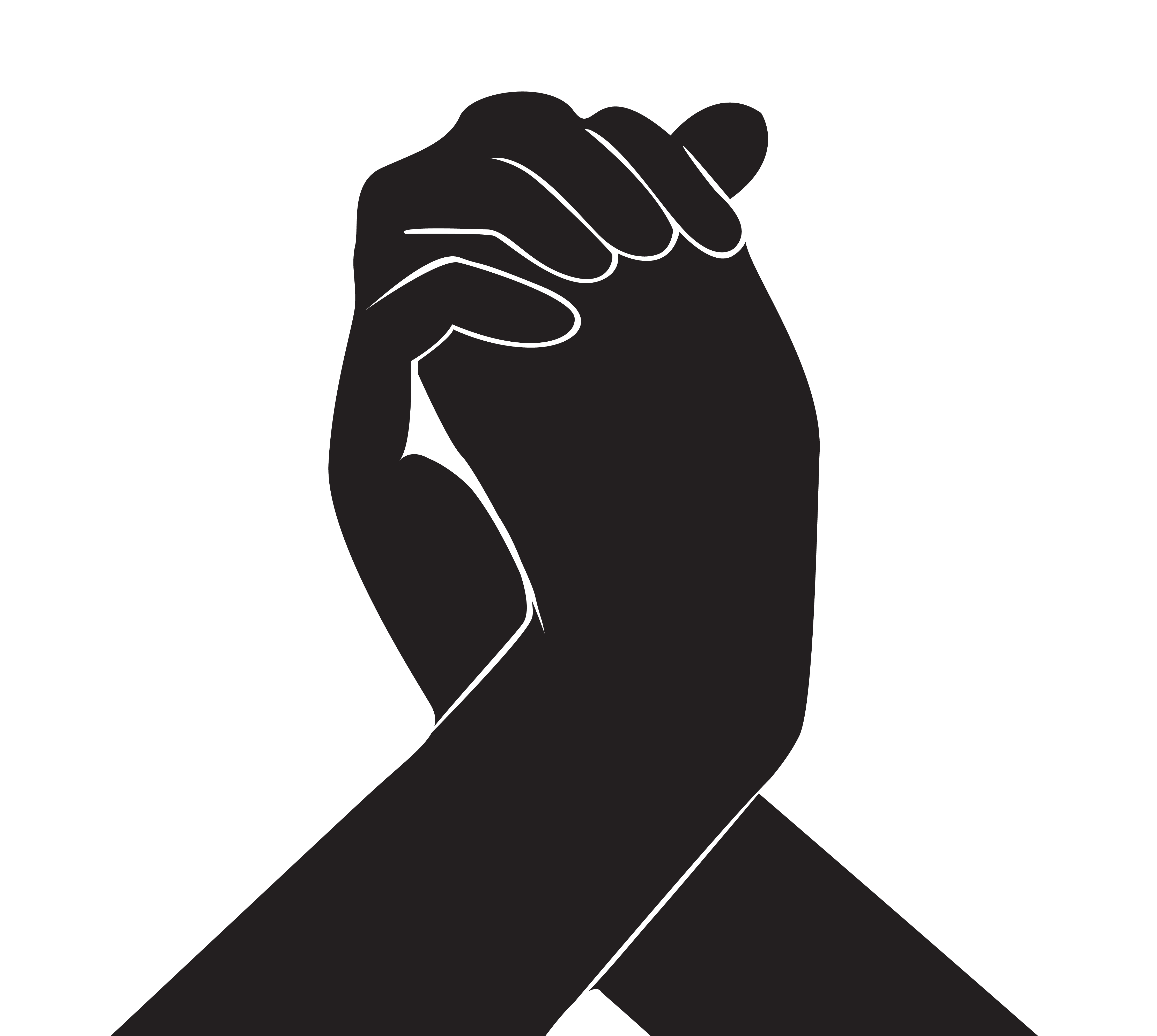 hand holding another hand vector 533218 Vector Art at Vecteezy