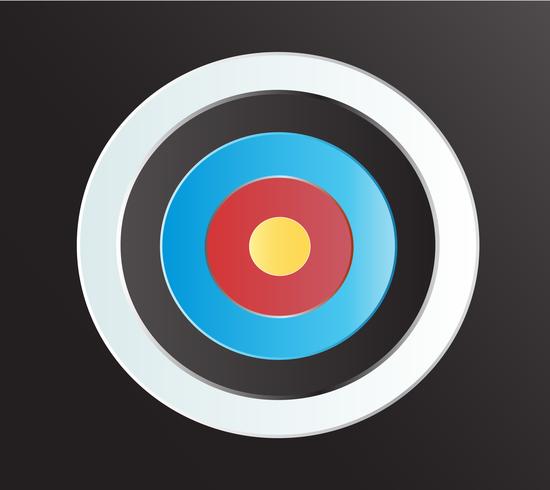 Target Archery art vector background 