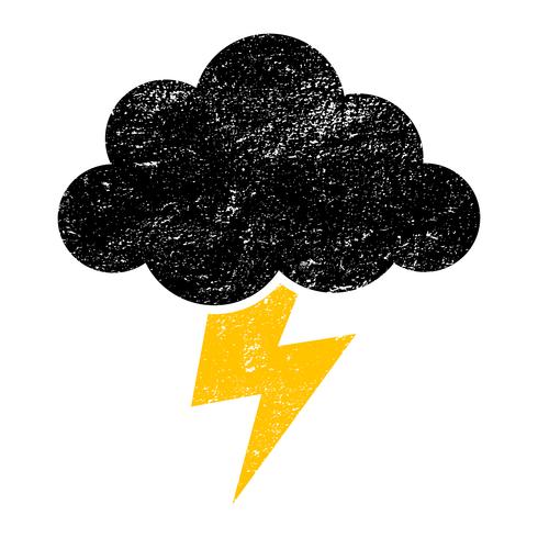 Lightning bolt icon vector