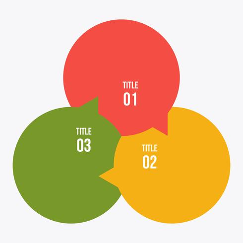 Gráfico circular, infografía circular o diagrama circular. vector