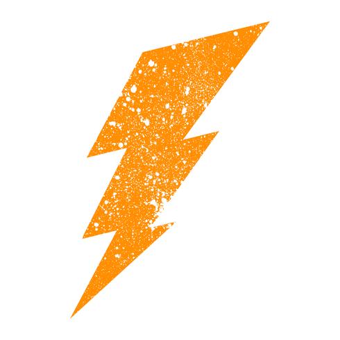 Lightning bolt icon vector