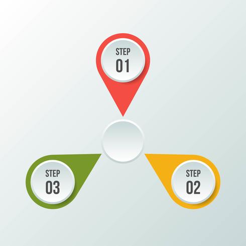 Circle chart, Circle infographic or Circular diagram vector