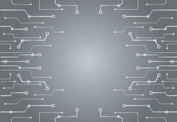 Abstract gray technology lines art background and space  vector