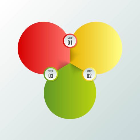 Circle chart, Circle infographic or Circular diagram vector