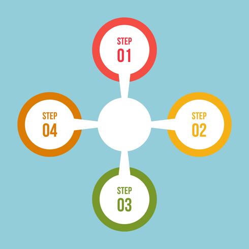 Circle chart, Circle infographic or Circular diagram vector