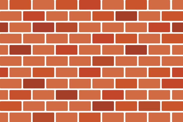 Abstract Background of Brown brick wall - Vector design 