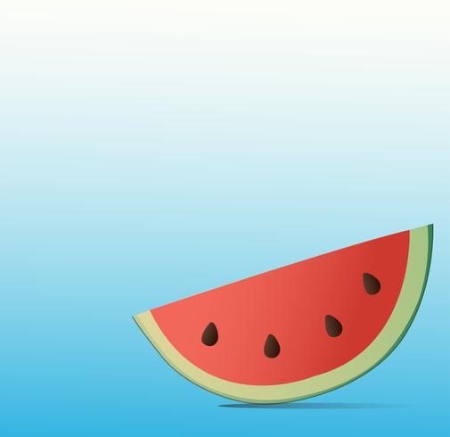 watermelon cartoon background vector