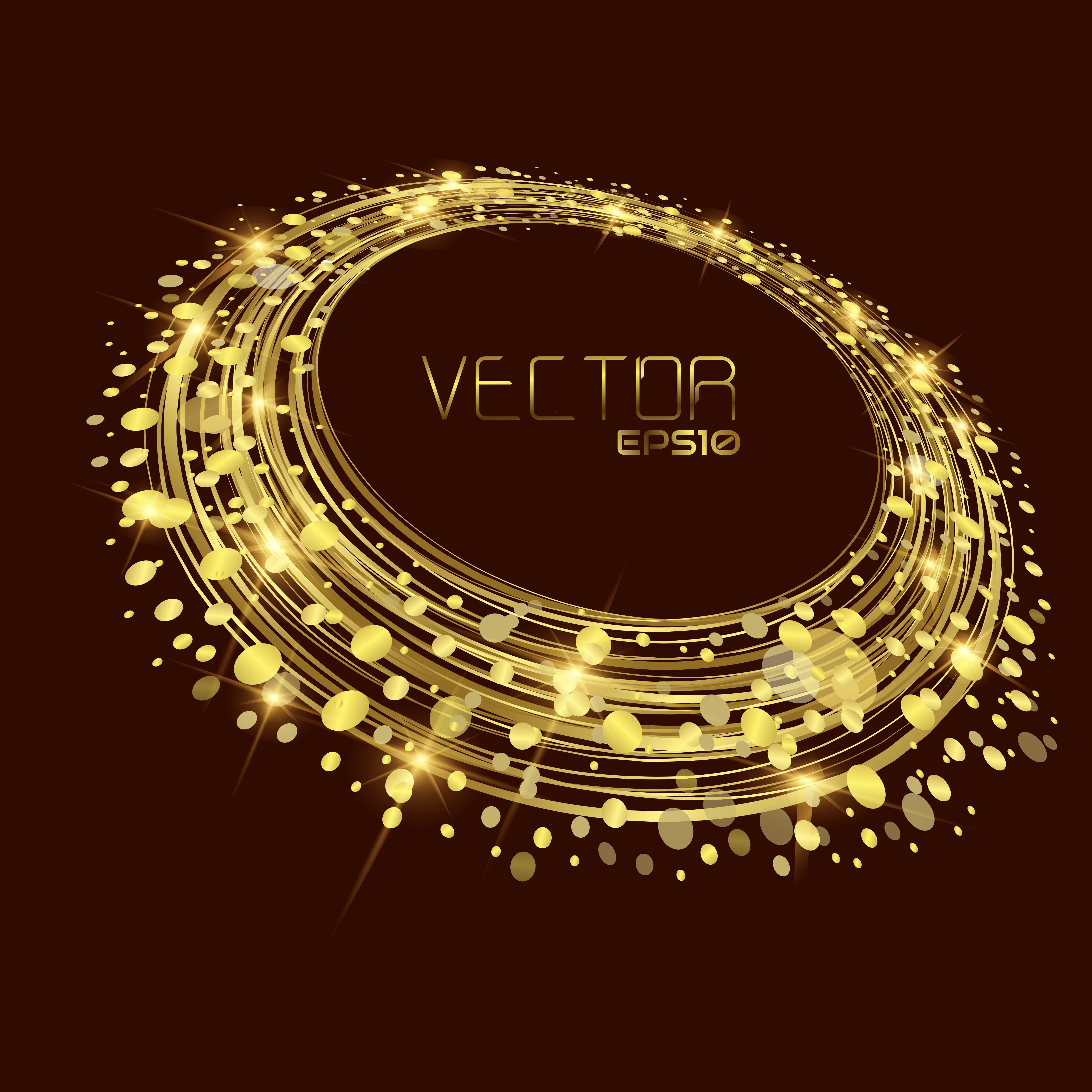 Download Golden circle background vector Abstract Background - Download Free Vectors, Clipart Graphics ...