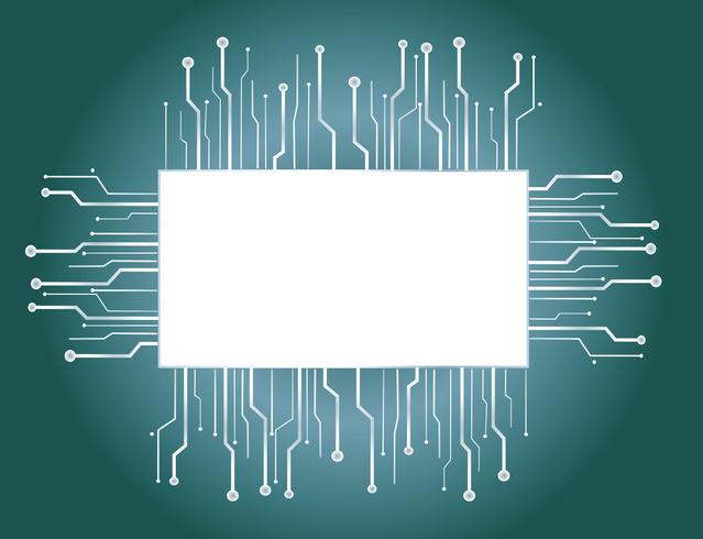 microchip box background vector