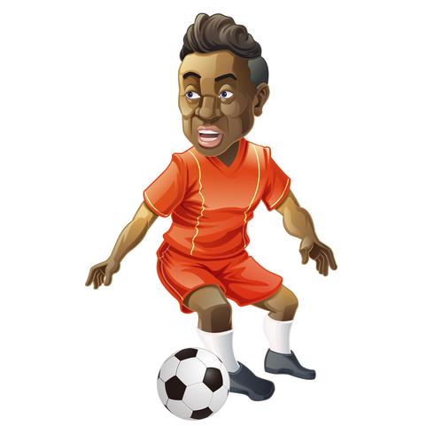 Football player. vector