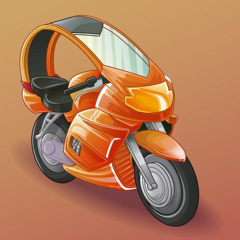 motorcycle. vector