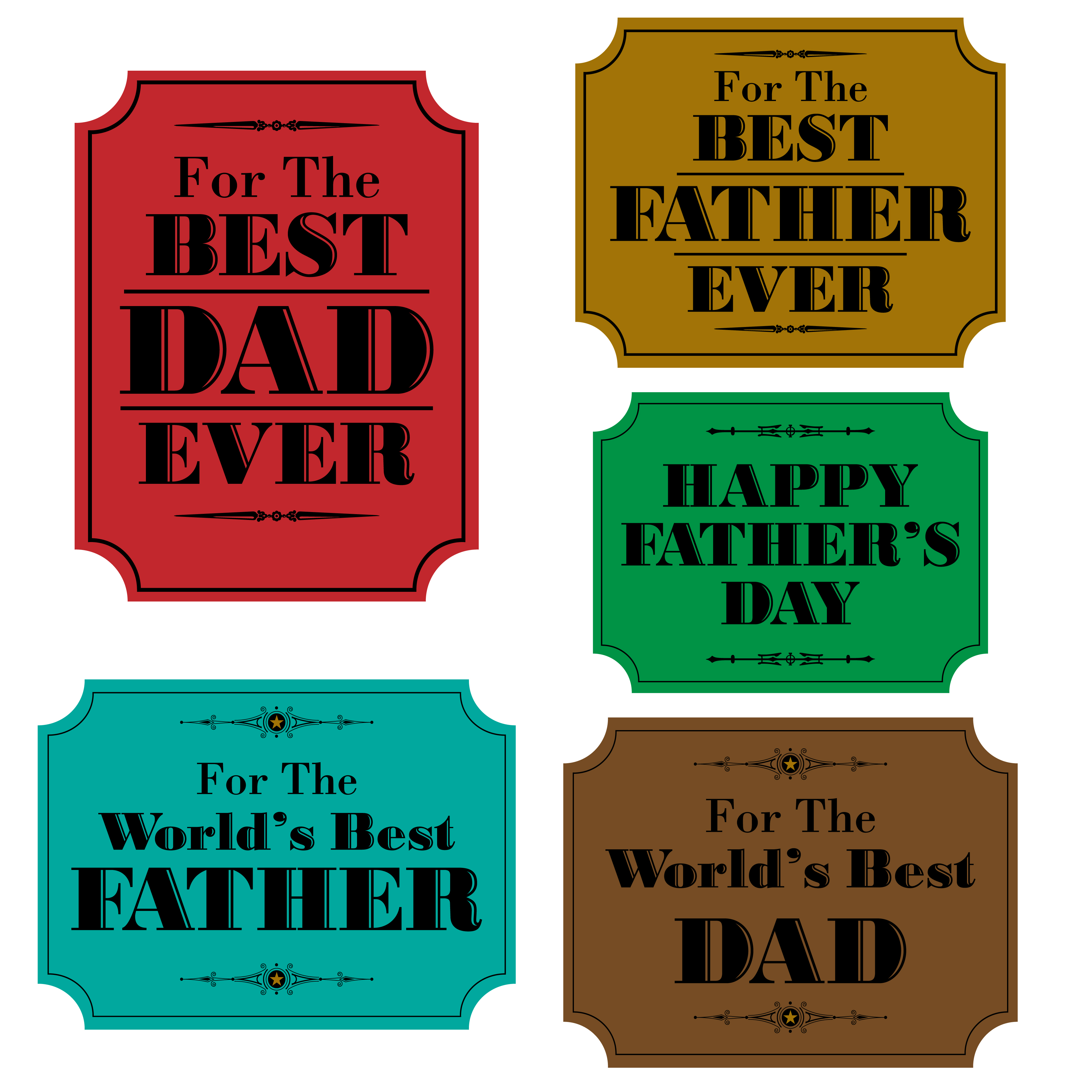 Download happy fathers day labels - Download Free Vectors, Clipart ...