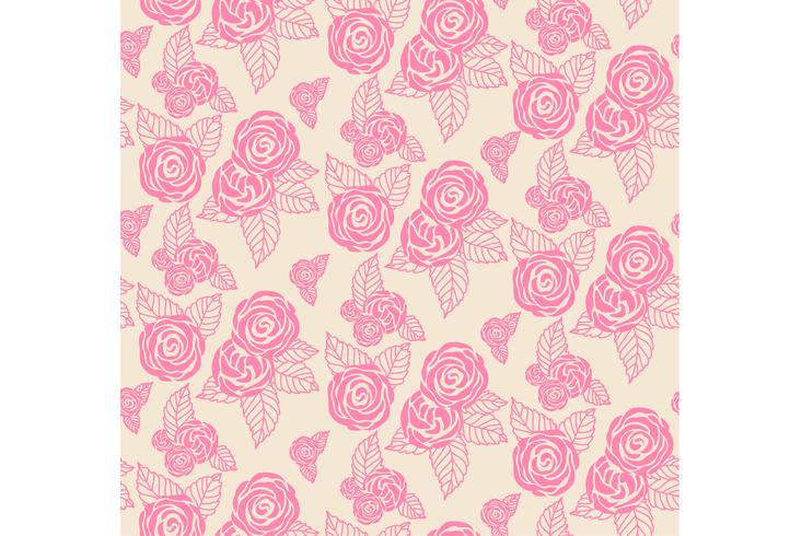 Floral print texture vector