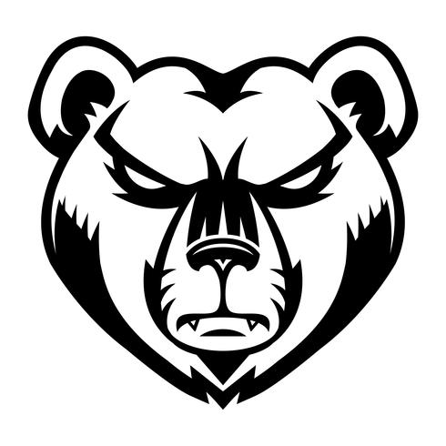 Grizzly bear claw vector illustration