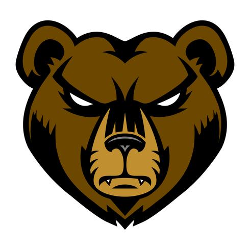 Grizzly bear claw vector illustration