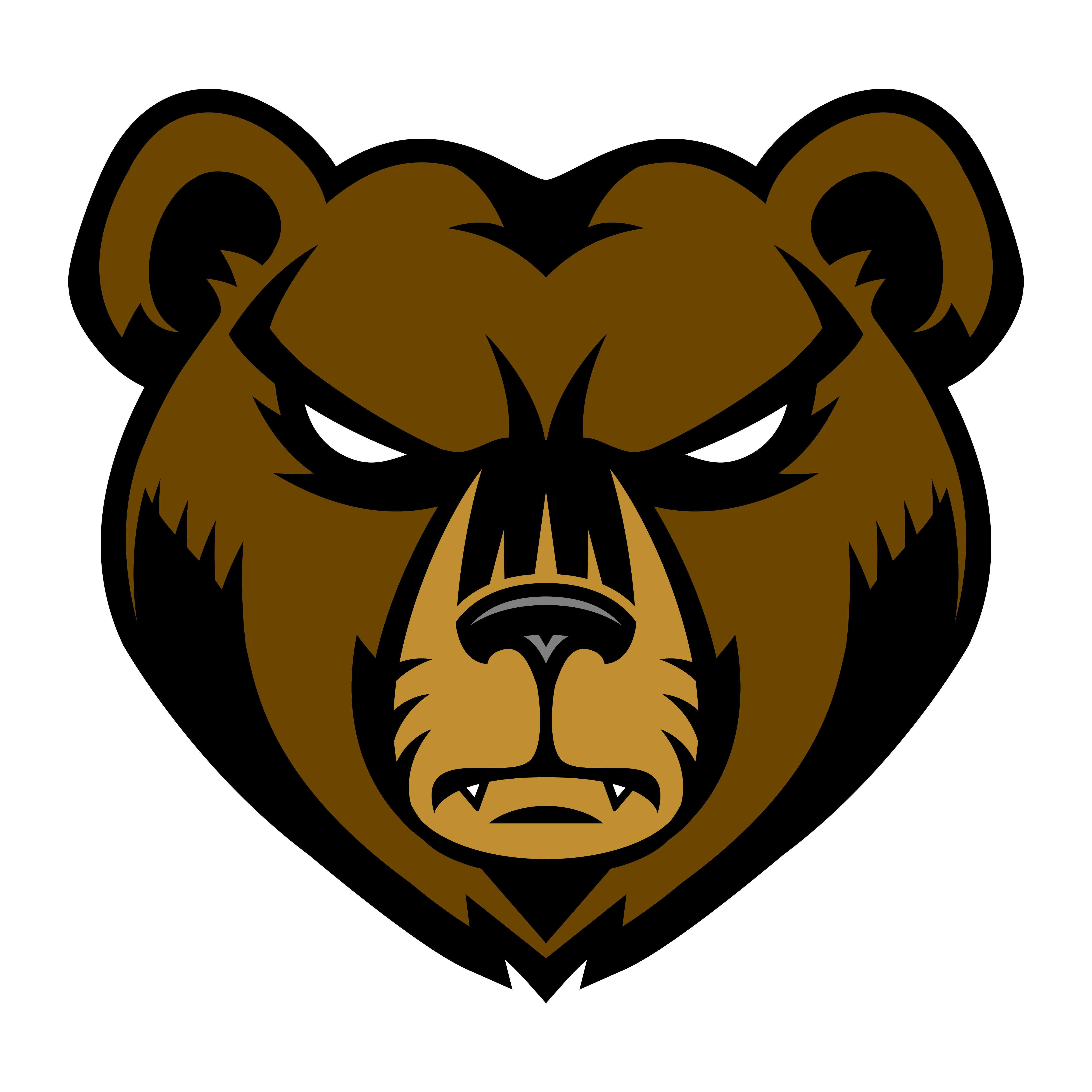 Download Grizzly Bear Face Free Vector Art - (81 Free Downloads)