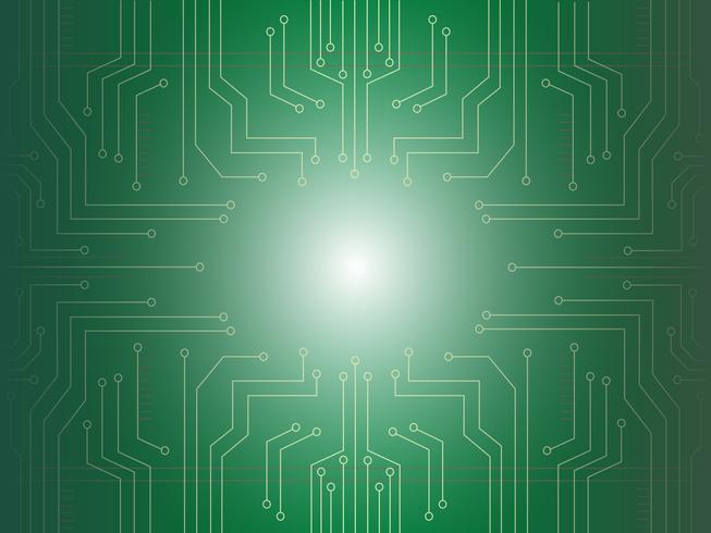 microchip light background vector