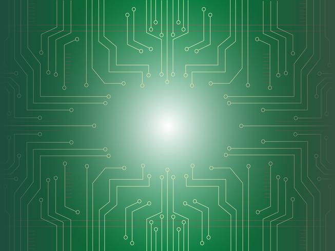 microchip light background vector