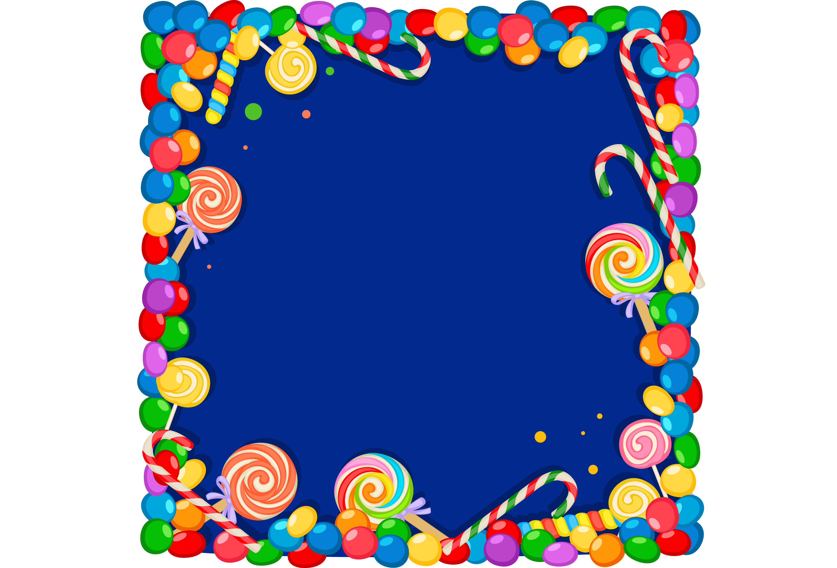 colorful candy blank frame 534525 Vector Art at Vecteezy