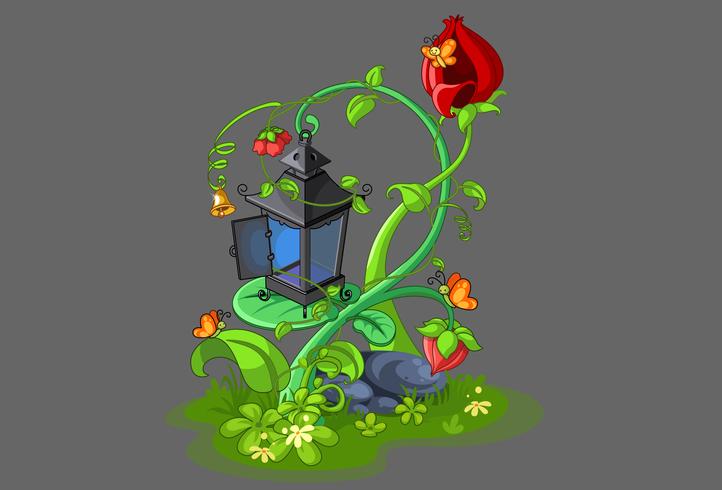 Beautiful Fairy Lantern Illustration vector