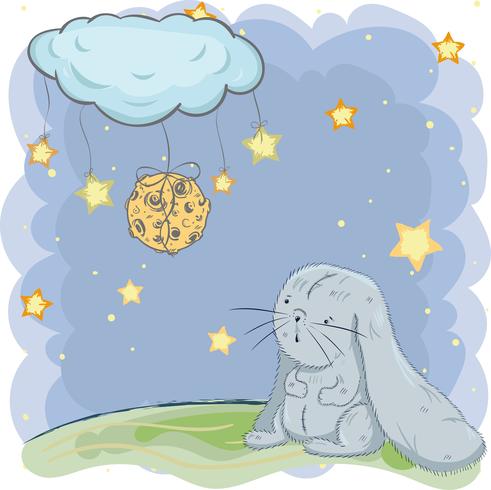 cute little rabbit vector