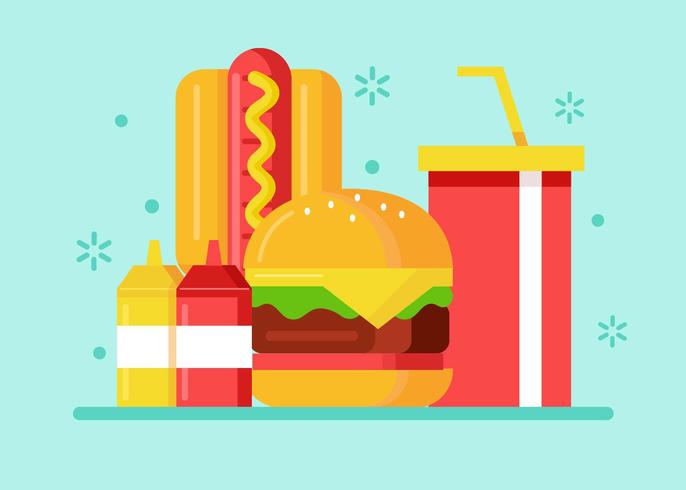 Summer Foods Vector