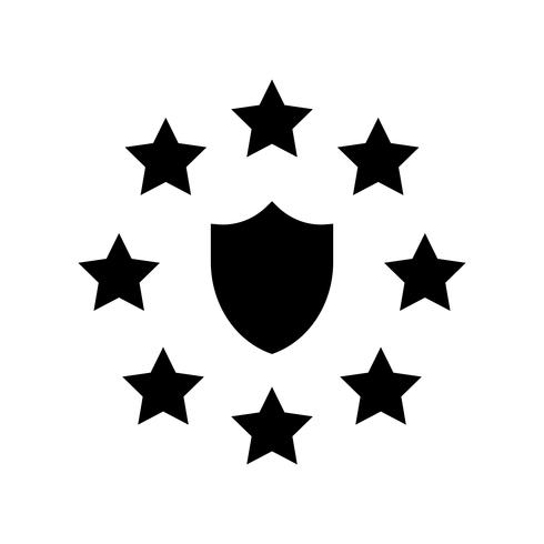 GDPR General Data Protection Regulation icon, solid style vector