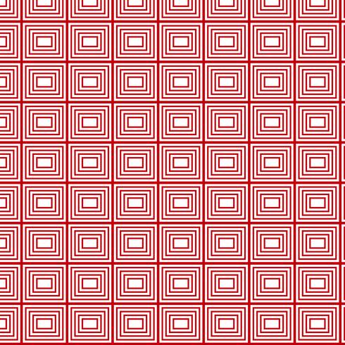 Red Rectangle Pattern Design  vector
