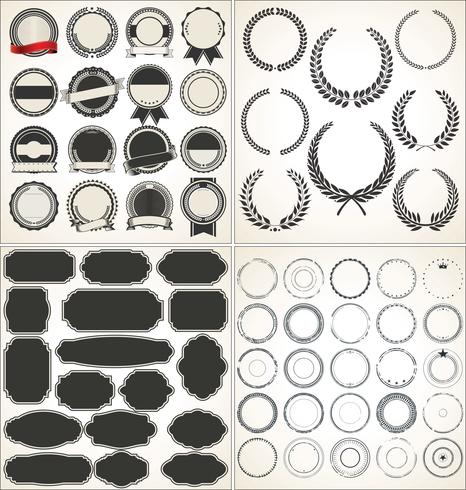 Conjunto De Marcos Vintage Retro Vacios Laureles Insignias Y Sellos 535320 Descargar Vectores Gratis Illustrator Graficos Plantillas Diseno Descargar 13.584 laurel vectores gratis. https es vecteezy com arte vectorial 535320 conjunto de marcos vintage retro vacios laureles insignias y sellos