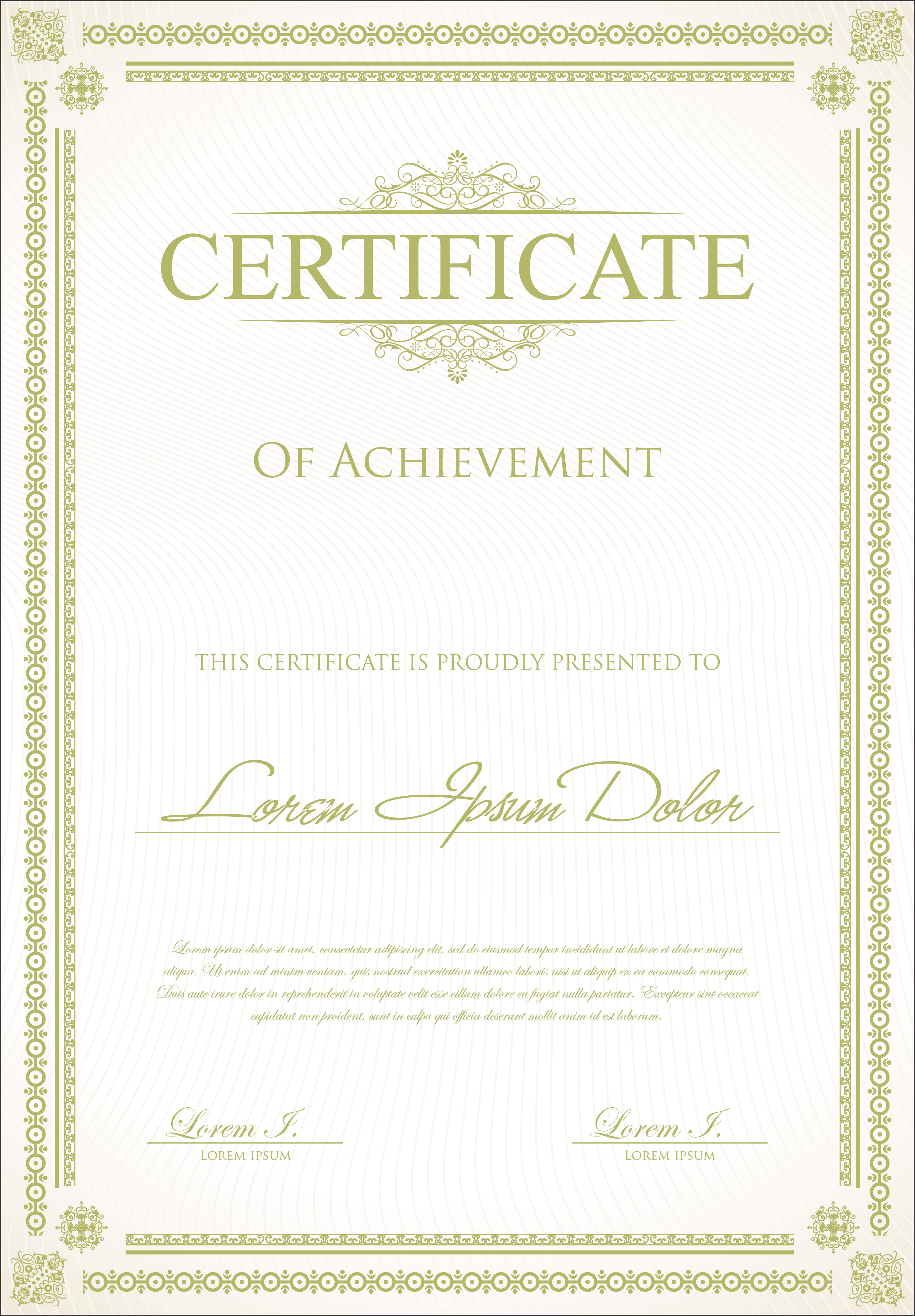 Certificate Template 535400 Vector Art at Vecteezy