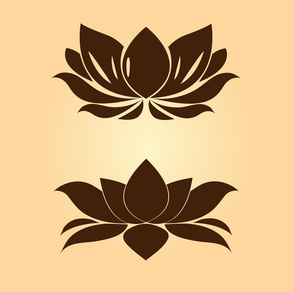 Lotus Symbols 535723 Vector Art at Vecteezy